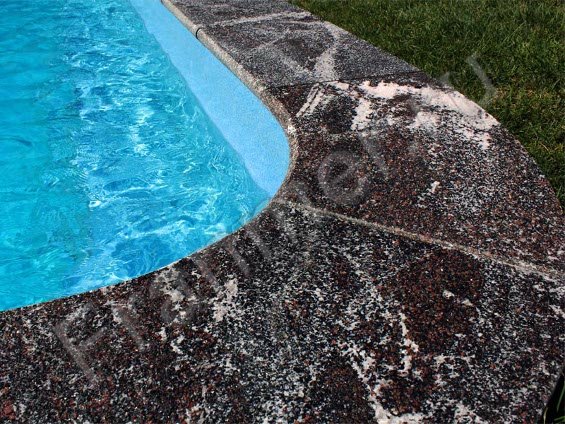 натуральный бордюрный камень для бассейнов