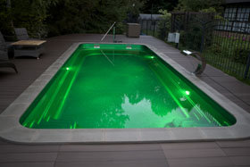 композитный бассейн, стеклопластиковый бассейн,  бассейн для дома